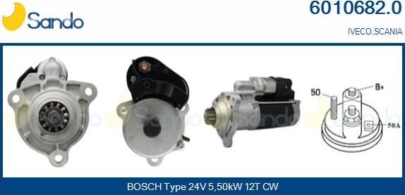 Sando 6010682.0 - Starter car-mod.net