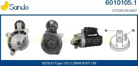 Sando 6010105.1 - Starter car-mod.net