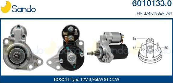 Sando 6010133.0 - Starter car-mod.net