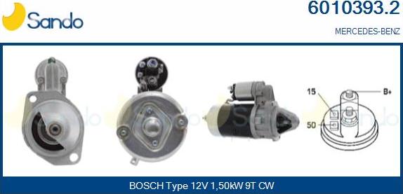Sando 6010393.2 - Starter car-mod.net