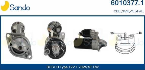 Sando 6010377.1 - Starter car-mod.net