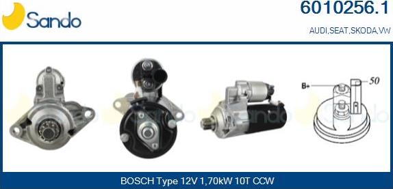 Sando 6010256.1 - Starter car-mod.net
