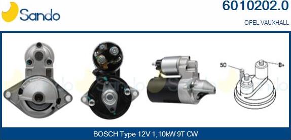 Sando 6010202.0 - Starter car-mod.net