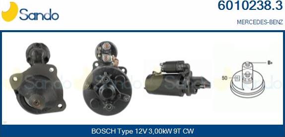 Sando 6010238.3 - Starter car-mod.net