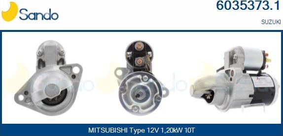 Sando 6035373.1 - Starter car-mod.net
