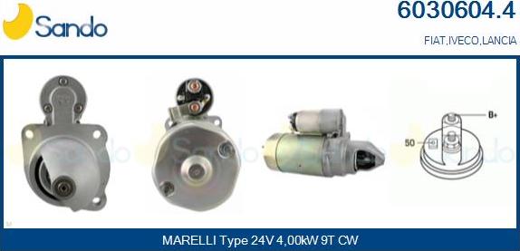 Sando 6030604.4 - Starter car-mod.net