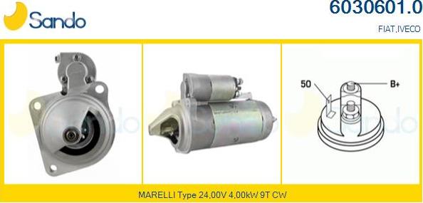 Sando 6030601.0 - Starter car-mod.net