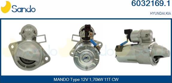 Sando 6032169.1 - Starter car-mod.net