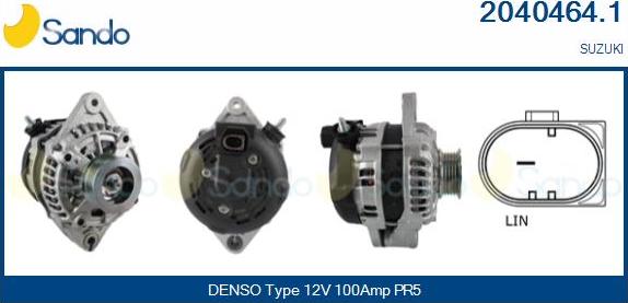 Sando 2040464.1 - Alternator car-mod.net