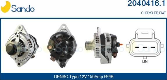 Sando 2040416.1 - Alternator car-mod.net