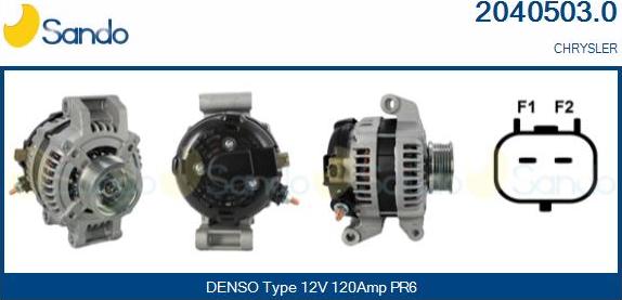 Sando 2040503.0 - Alternator car-mod.net