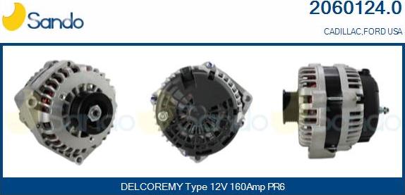 Sando 2060124.0 - Alternator car-mod.net