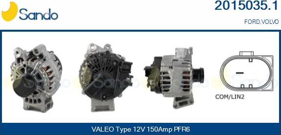 Sando 2015035.1 - Alternator car-mod.net