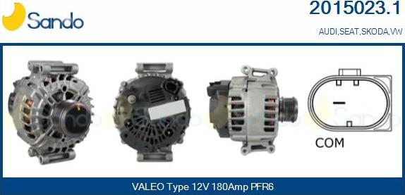 Sando 2015023.1 - Alternator car-mod.net