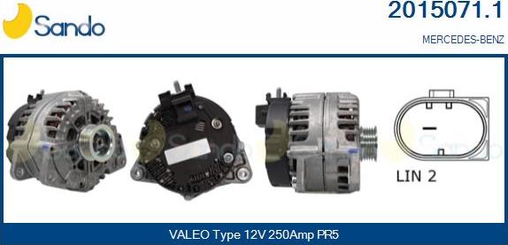 Sando 2015071.1 - Alternator car-mod.net