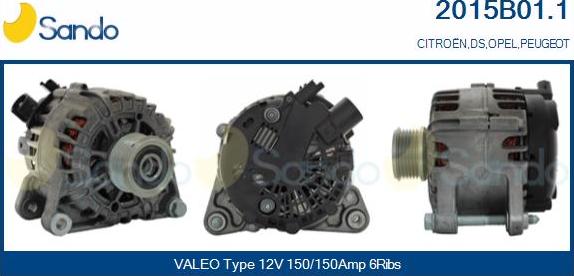 Sando 2015B01.1 - Alternator car-mod.net