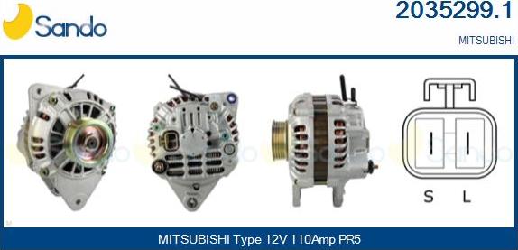 Sando 2035299.1 - Alternator car-mod.net