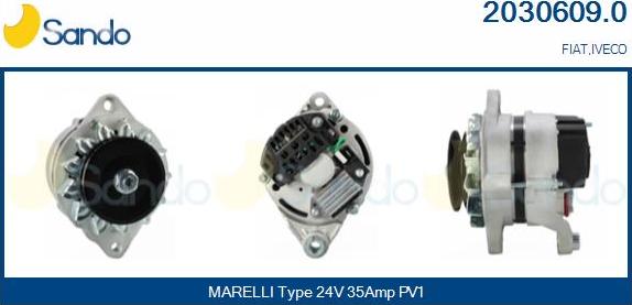 Sando 2030609.0 - Alternator car-mod.net