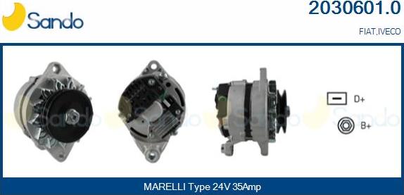 Sando 2030601.0 - Alternator car-mod.net