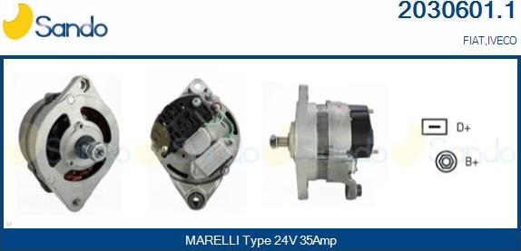 Sando 2030601.1 - Alternator car-mod.net