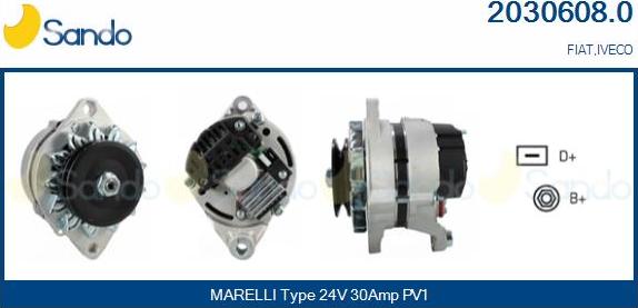 Sando 2030608.0 - Alternator car-mod.net