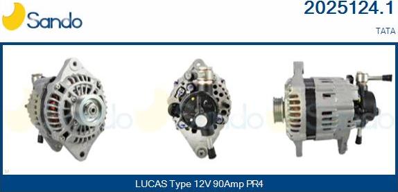 Sando 2025124.1 - Alternator car-mod.net