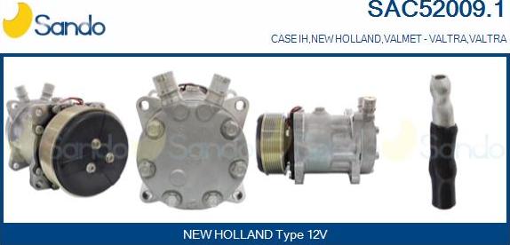 Sando SAC52009.1 - Compressor, air conditioning car-mod.net