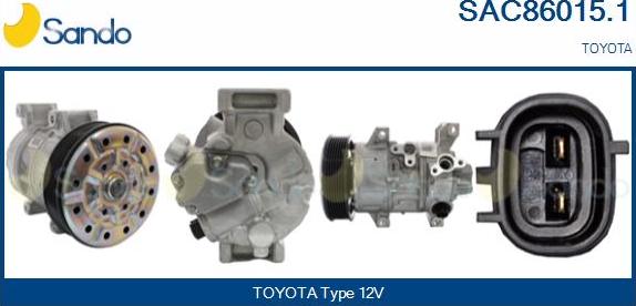 Sando SAC86015.1 - Compressor, air conditioning car-mod.net