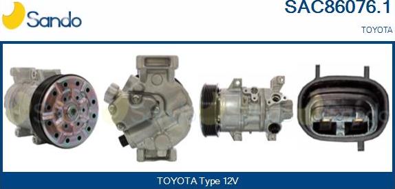 Sando SAC86076.1 - Compressor, air conditioning car-mod.net