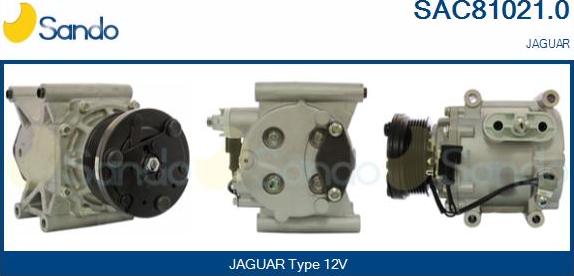 Sando SAC81021.0 - Compressor, air conditioning car-mod.net