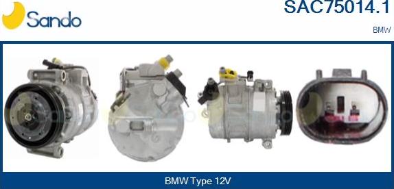 Sando SAC75014.1 - Compressor, air conditioning car-mod.net