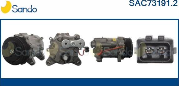 Sando SAC73191.2 - Compressor, air conditioning car-mod.net