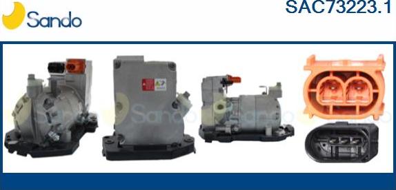 Sando SAC73223.1 - Compressor, air conditioning car-mod.net