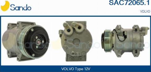 Sando SAC72065.1 - Compressor, air conditioning car-mod.net