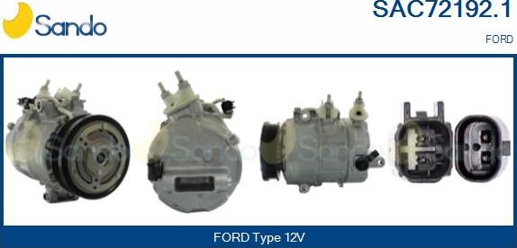 Sando SAC72192.1 - Compressor, air conditioning car-mod.net