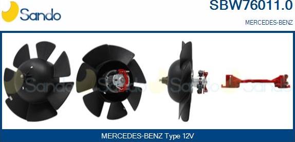 Sando SBW76011.0 - Interior Blower car-mod.net