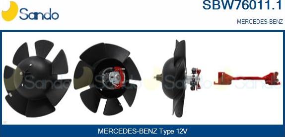 Sando SBW76011.1 - Interior Blower car-mod.net