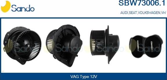 Sando SBW73006.1 - Interior Blower car-mod.net