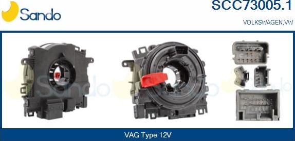 Sando SCC73005.1 - Clockspring, airbag car-mod.net