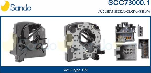 Sando SCC73000.1 - Clockspring, airbag car-mod.net