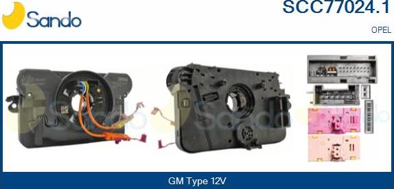 Sando SCC77024.1 - Clockspring, airbag car-mod.net