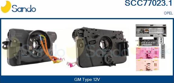 Sando SCC77023.1 - Clockspring, airbag car-mod.net