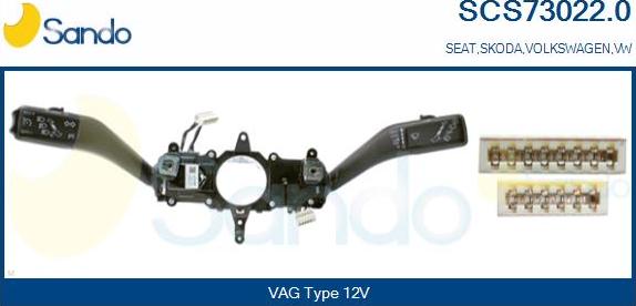 Sando SCS73022.0 - Steering Column Switch car-mod.net