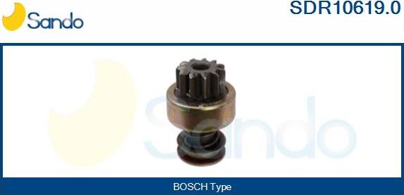 Sando SDR10619.0 - Bendix, starter pinion car-mod.net