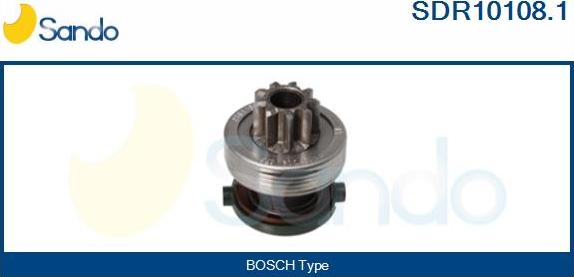 Sando SDR10108.1 - Bendix, starter pinion car-mod.net