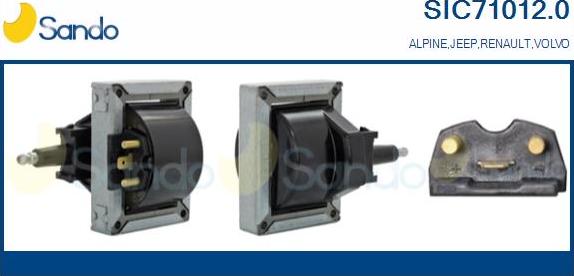 Sando SIC71012.0 - Ignition Coil car-mod.net