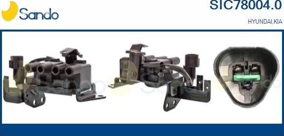 Sando SIC78004.0 - Ignition Coil car-mod.net