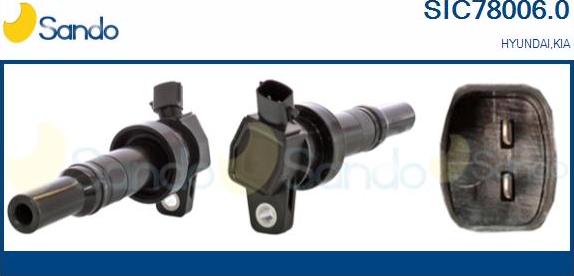 Sando SIC78006.0 - Ignition Coil car-mod.net