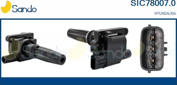 Sando SIC78007.0 - Ignition Coil car-mod.net