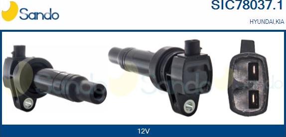Sando SIC78037.1 - Ignition Coil car-mod.net
